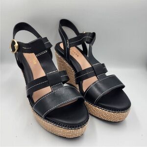 BRANE NEW Cole Haan Cloudfree All day Womens Black Wedge